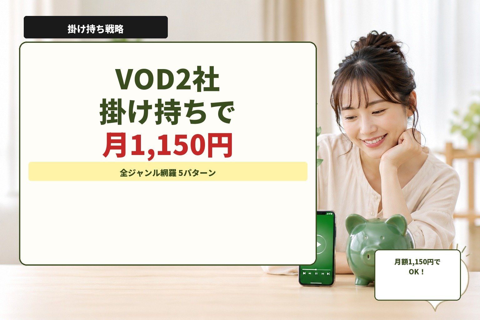 VOD掛け持ち戦略