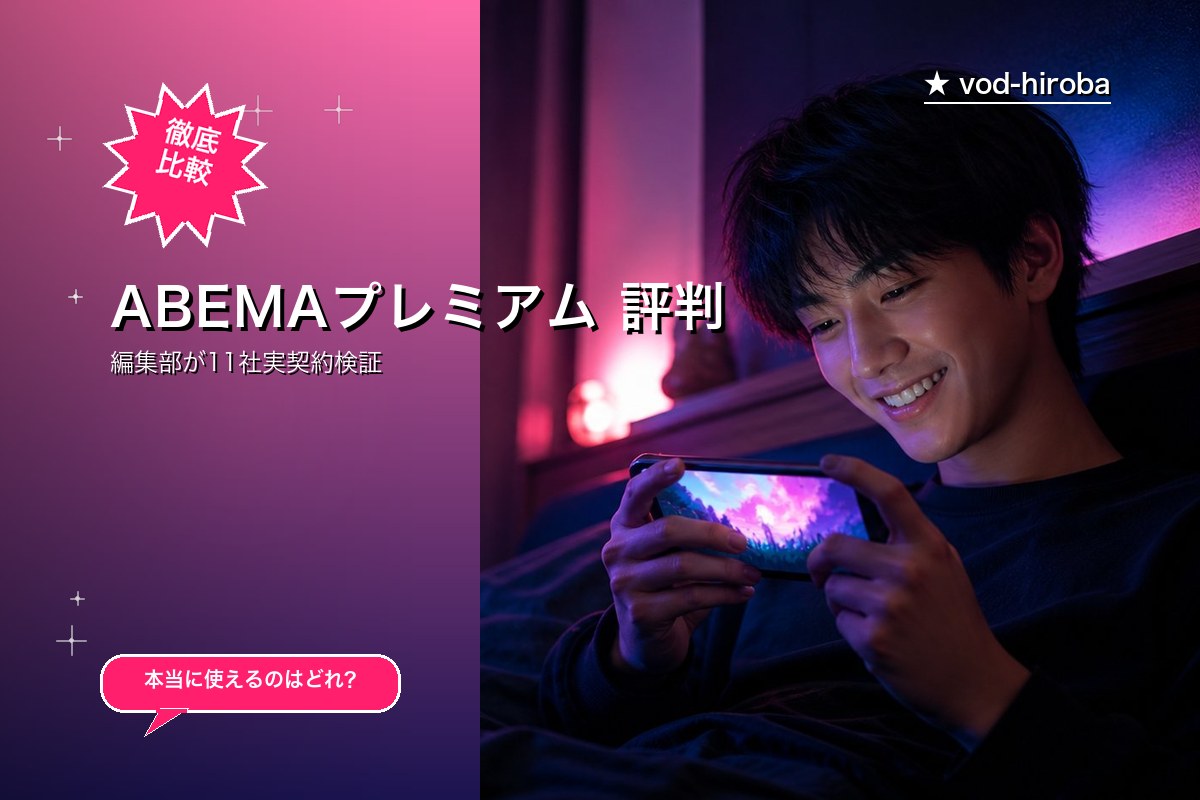 ABEMAプレミアム 評判・料金｜独占ライブと格闘技のVOD