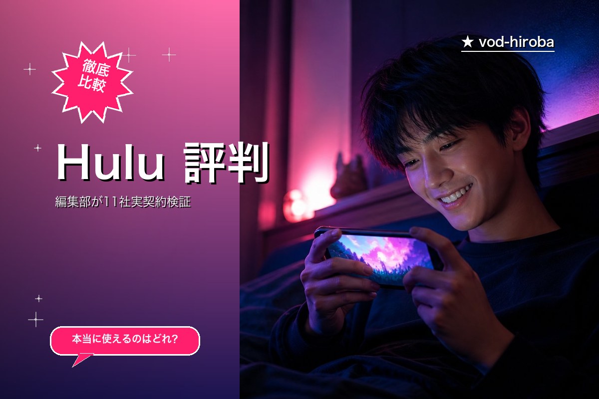 Hulu 評判・料金｜日テレ系ドラマに強い老舗VOD